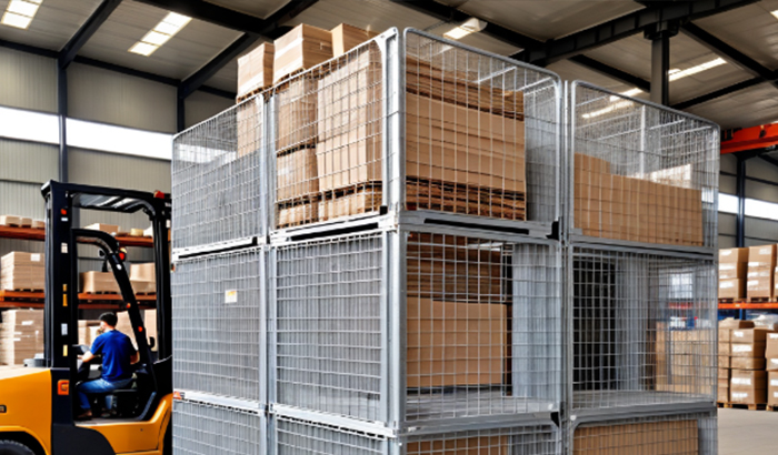 Wire Mesh Storage Cage 4