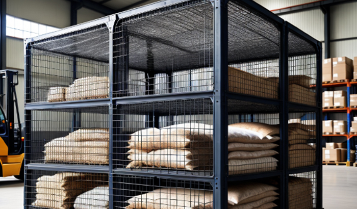 Wire Mesh Storage Cage 3